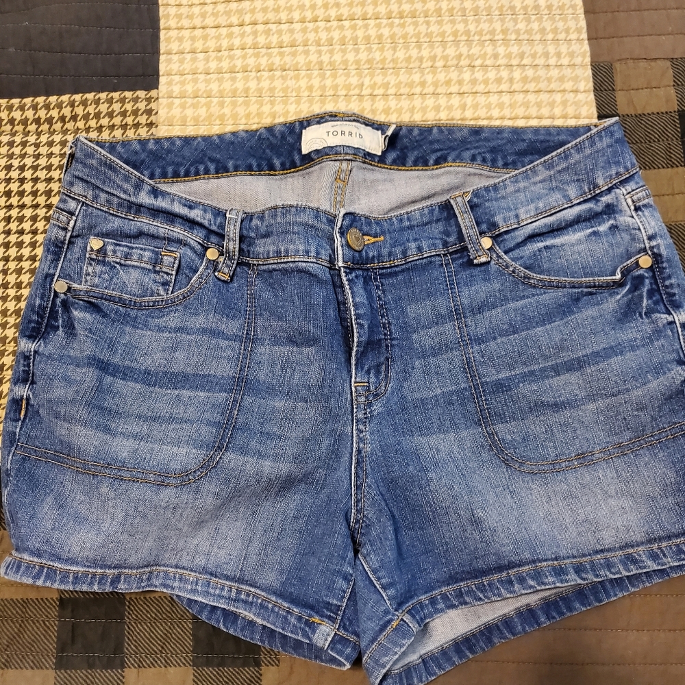 Torrid jean shorts